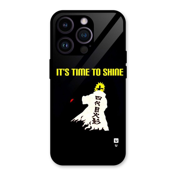 Time To Shine Glass Back Case for iPhone 14 Pro