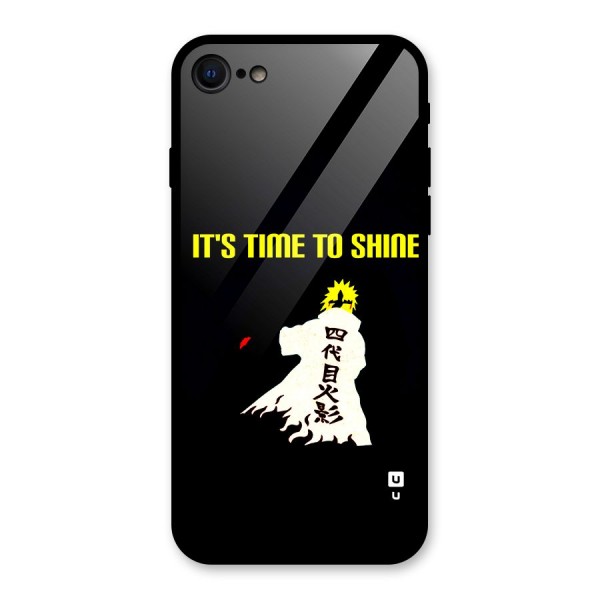 Time To Shine Glass Back Case for iPhone 8