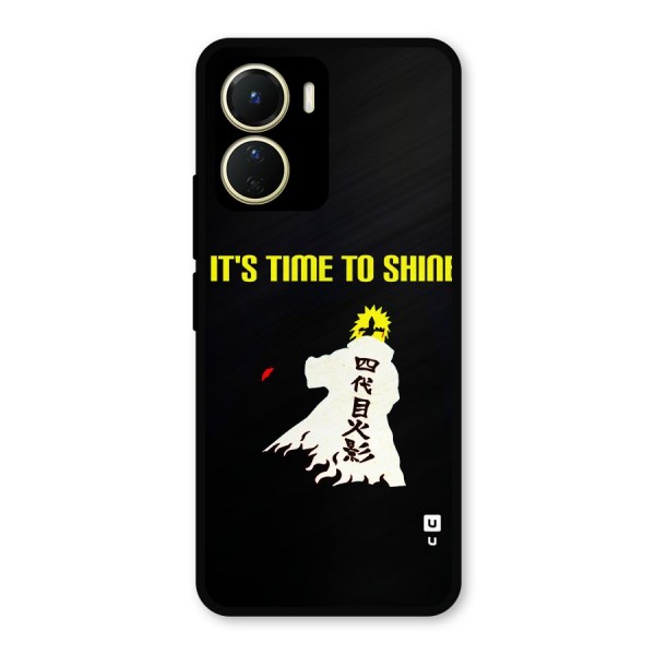 Time To Shine Metal Back Case for Vivo Y16