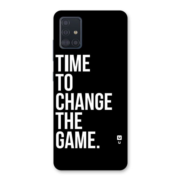 Time to Change the Game Back Case for Galaxy A51