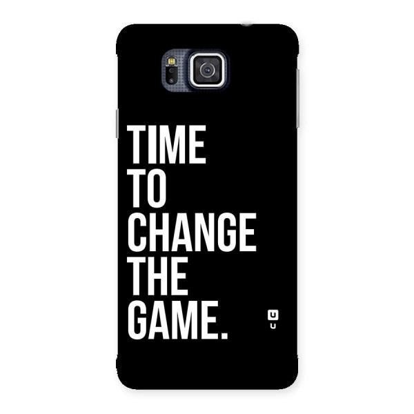 Time to Change the Game Back Case for Galaxy Alpha