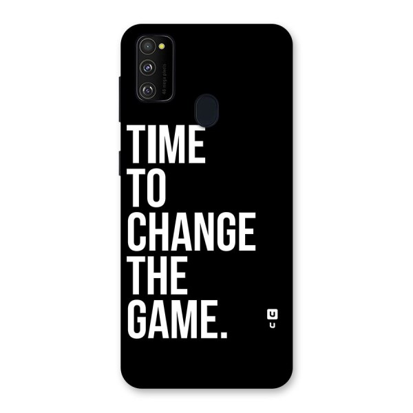 Time to Change the Game Back Case for Galaxy M30s