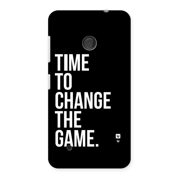 Time to Change the Game Back Case for Lumia 530