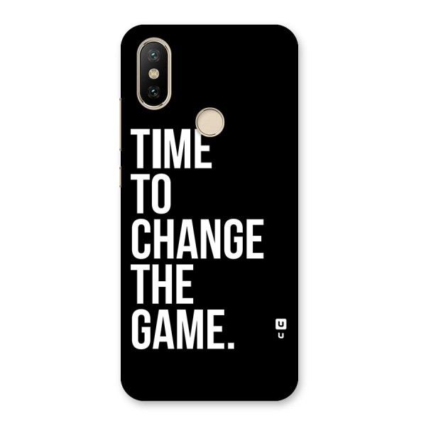 Time to Change the Game Back Case for Mi A2