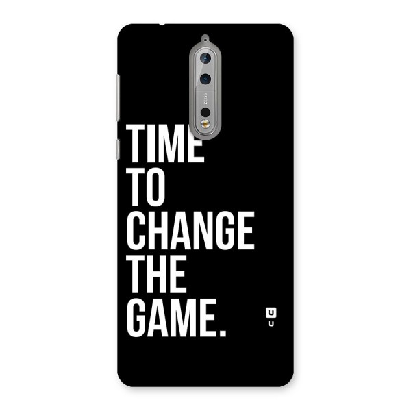 Time to Change the Game Back Case for Nokia 8