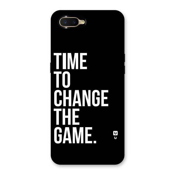 Time to Change the Game Back Case for Oppo K1