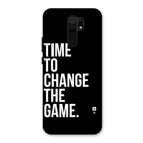 Time to Change the Game Back Case for Poco M2