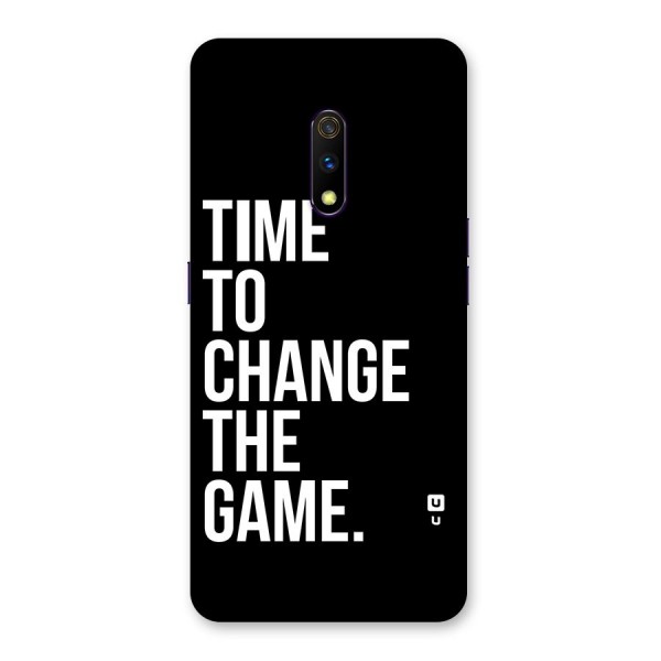 Time to Change the Game Back Case for Realme X