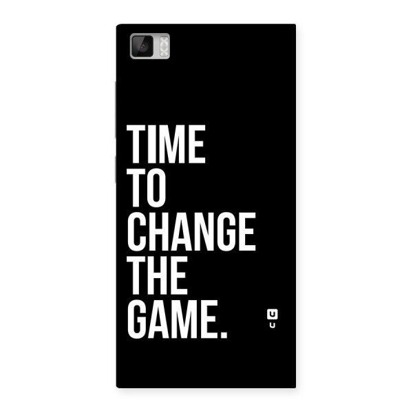 Time to Change the Game Back Case for Xiaomi Mi3