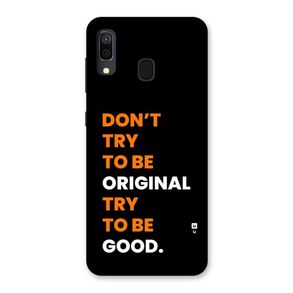 To Be Good Back Case for Galaxy A20