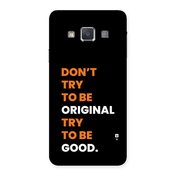 To Be Good Back Case for Galaxy A3