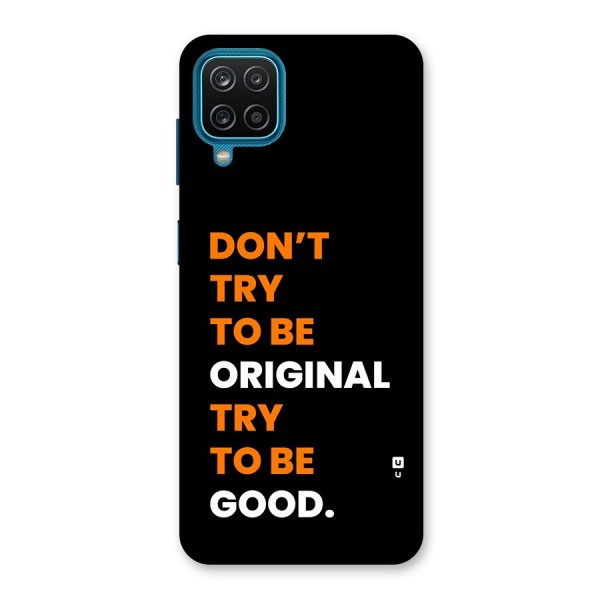 To Be Good Back Case for Galaxy F12