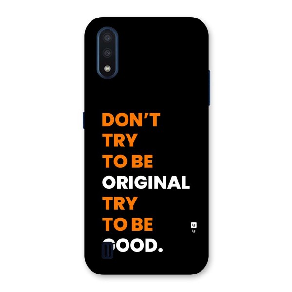 To Be Good Back Case for Galaxy M01