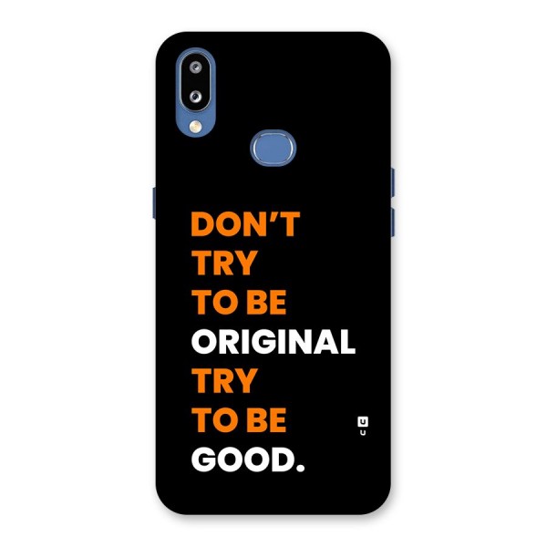 To Be Good Back Case for Galaxy M01s