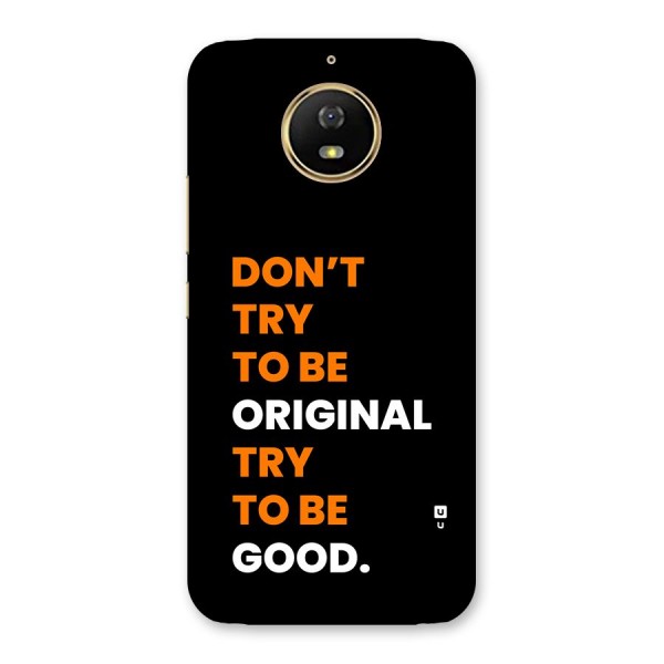 To Be Good Back Case for Moto G5s