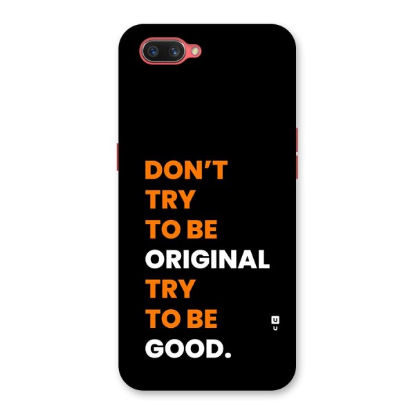 To Be Good Back Case for Oppo A3s