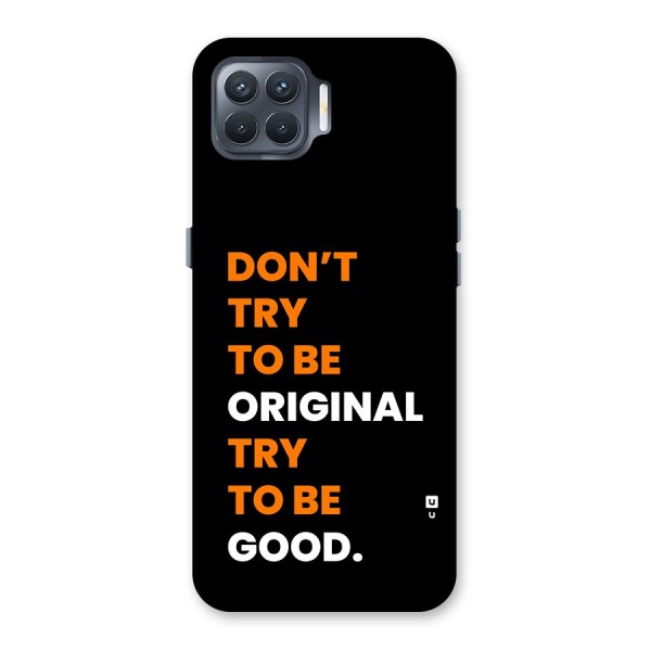 To Be Good Back Case for Oppo F17 Pro