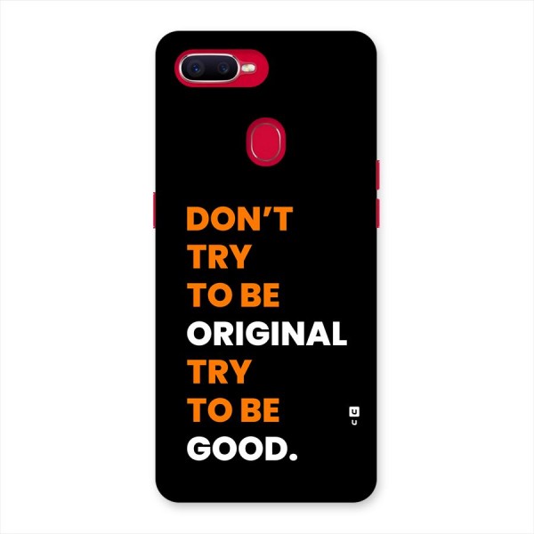 To Be Good Back Case for Oppo F9 Pro