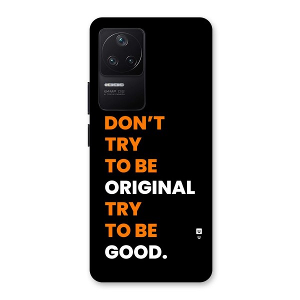 To Be Good Back Case for Poco F4 5G