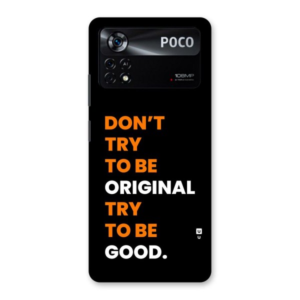 To Be Good Back Case for Poco X4 Pro 5G