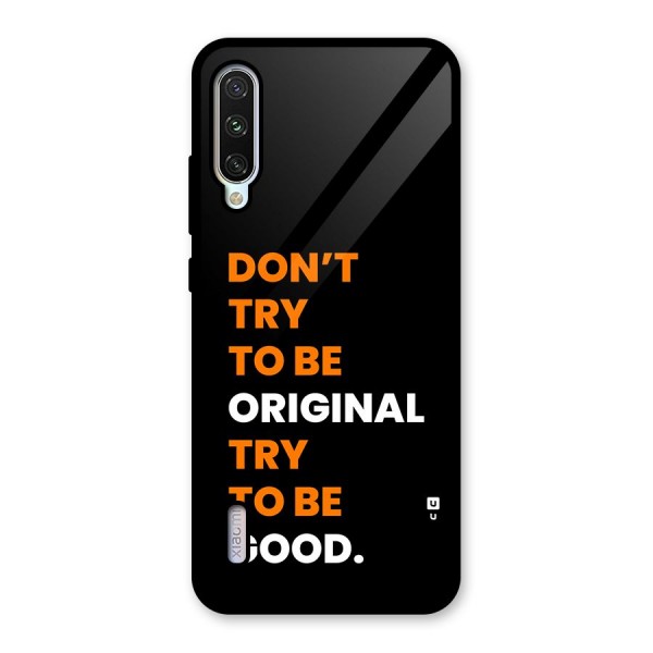 To Be Good Glass Back Case for Mi A3