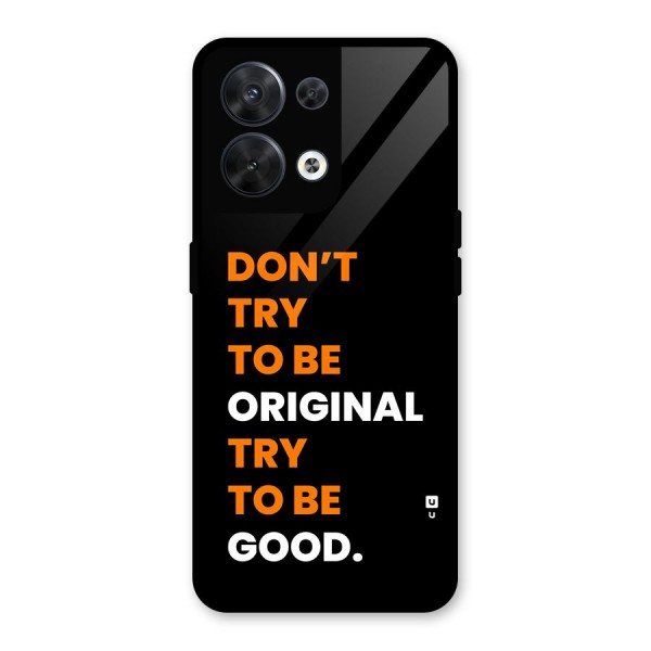 To Be Good Glass Back Case for Oppo Reno8 5G