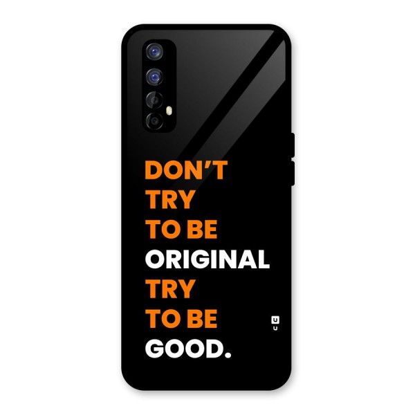 To Be Good Glass Back Case for Realme 7