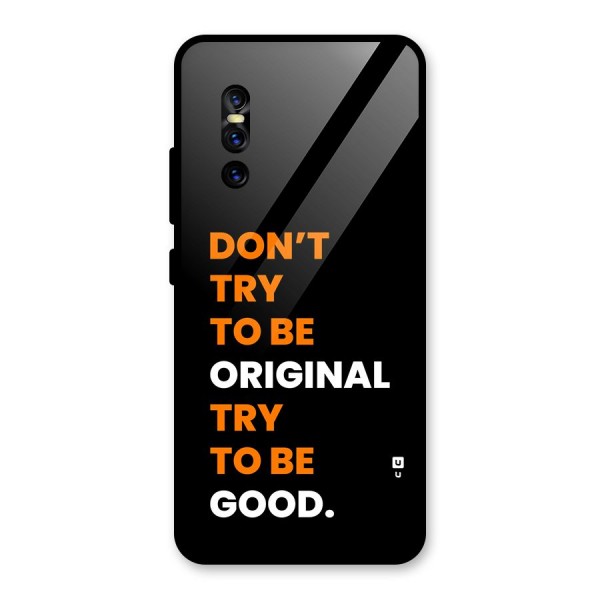 To Be Good Glass Back Case for Vivo V15 Pro