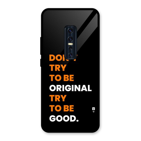 To Be Good Glass Back Case for Vivo V17 Pro