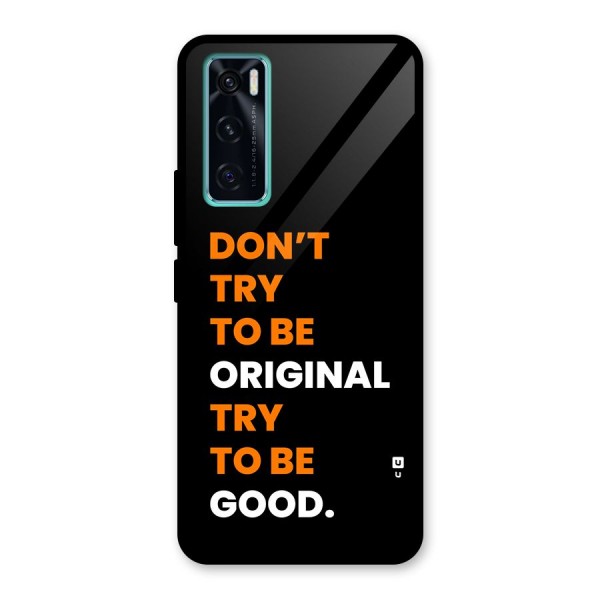 To Be Good Glass Back Case for Vivo V20 SE