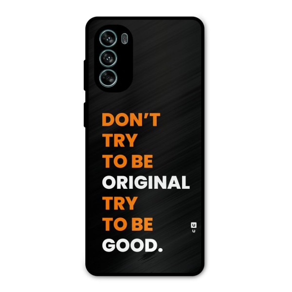 To Be Good Metal Back Case for Moto G62