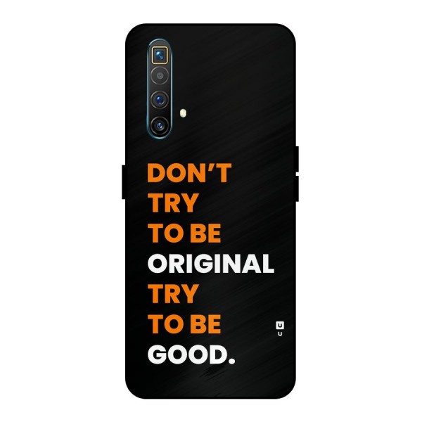 To Be Good Metal Back Case for Realme X3