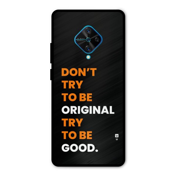 To Be Good Metal Back Case for Vivo S1 Pro