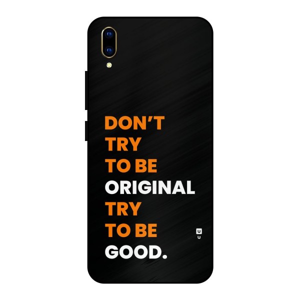 To Be Good Metal Back Case for Vivo V11 Pro