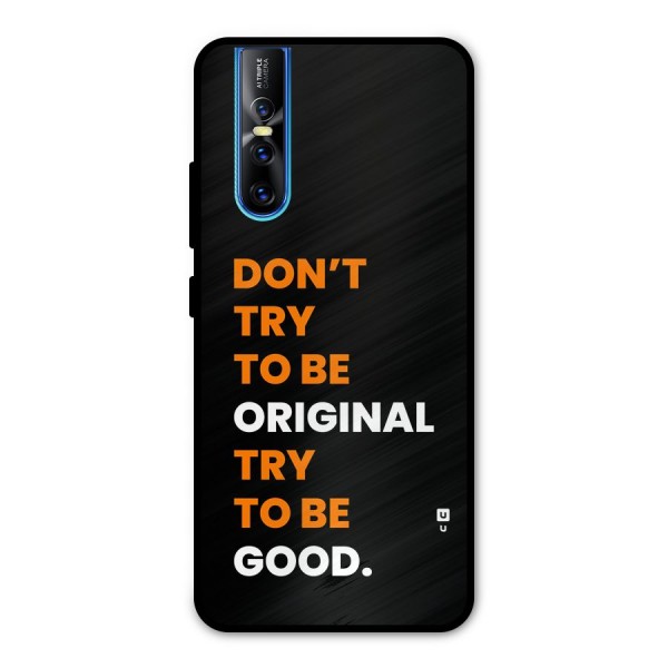 To Be Good Metal Back Case for Vivo V15 Pro