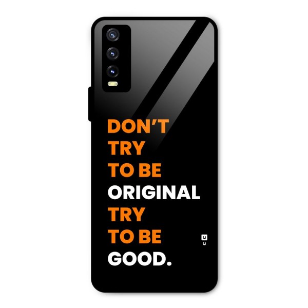 To Be Good Metal Back Case for Vivo Y20 2021