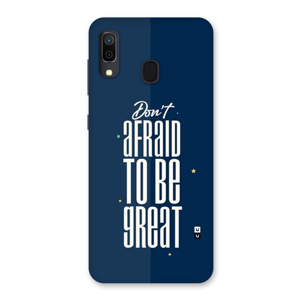 To Be Great Back Case for Galaxy A30