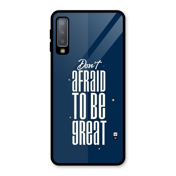 To Be Great Glass Back Case for Galaxy A7 (2018)