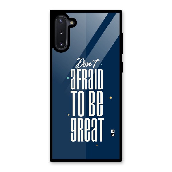 To Be Great Glass Back Case for Galaxy Note 10