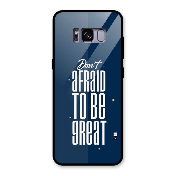 To Be Great Glass Back Case for Galaxy S8