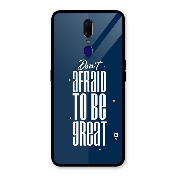 To Be Great Glass Back Case for Oppo F11