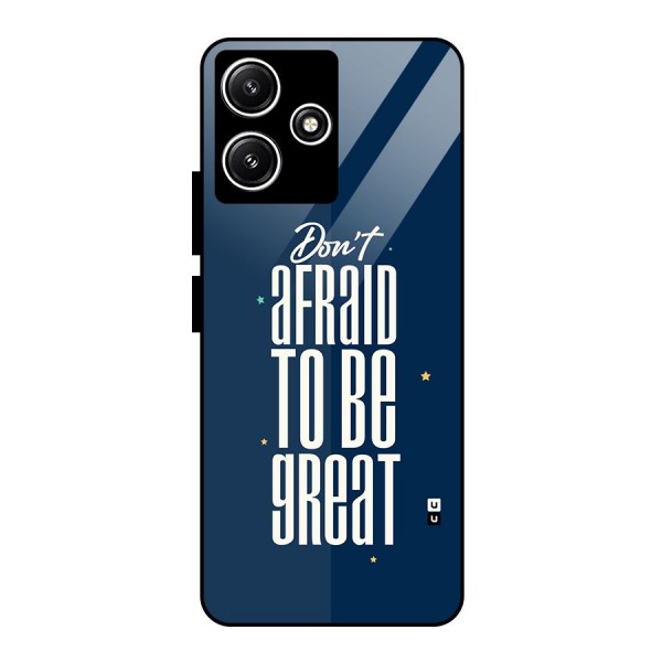 To Be Great Glass Back Case for Poco M6 Pro