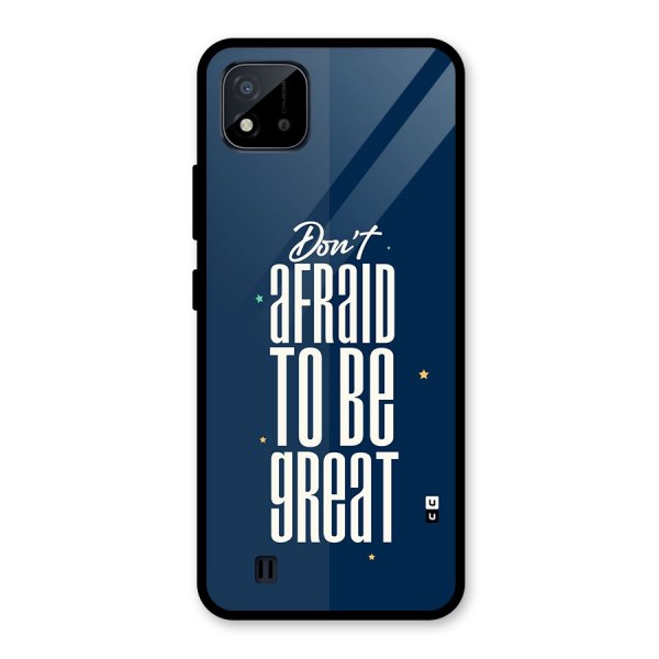 To Be Great Glass Back Case for Realme C11 2021