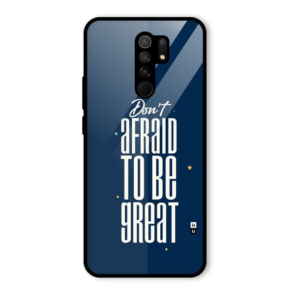 To Be Great Glass Back Case for Redmi 9 Prime