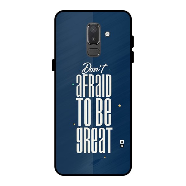 To Be Great Metal Back Case for Galaxy On8 (2018)