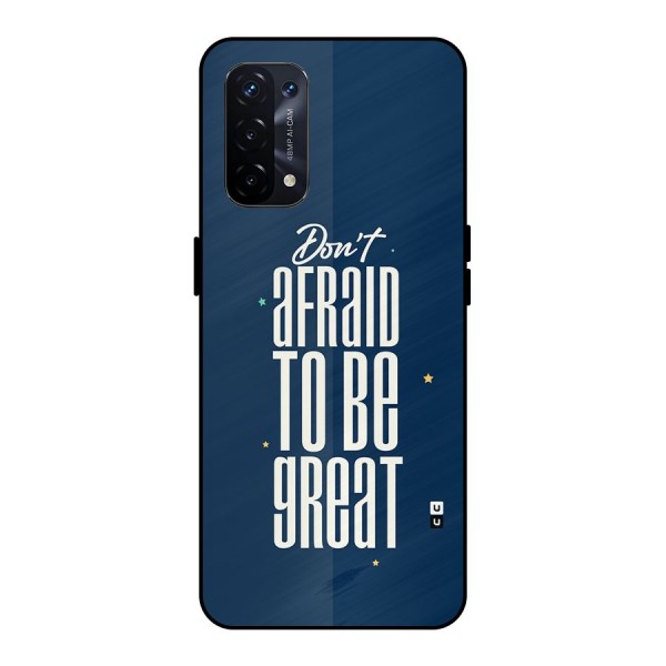 To Be Great Metal Back Case for Oppo A74 5G