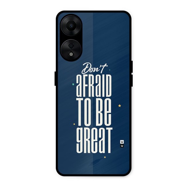 To Be Great Metal Back Case for Oppo A78 5G