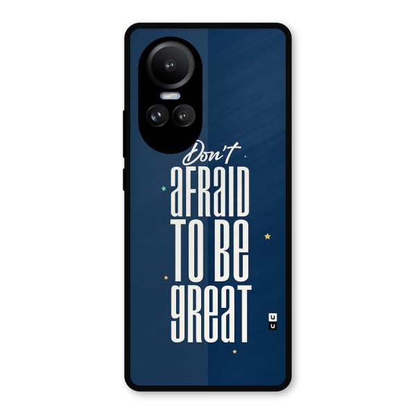 To Be Great Metal Back Case for Oppo Reno10 Pro