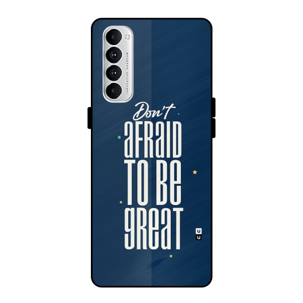 To Be Great Metal Back Case for Oppo Reno4 Pro