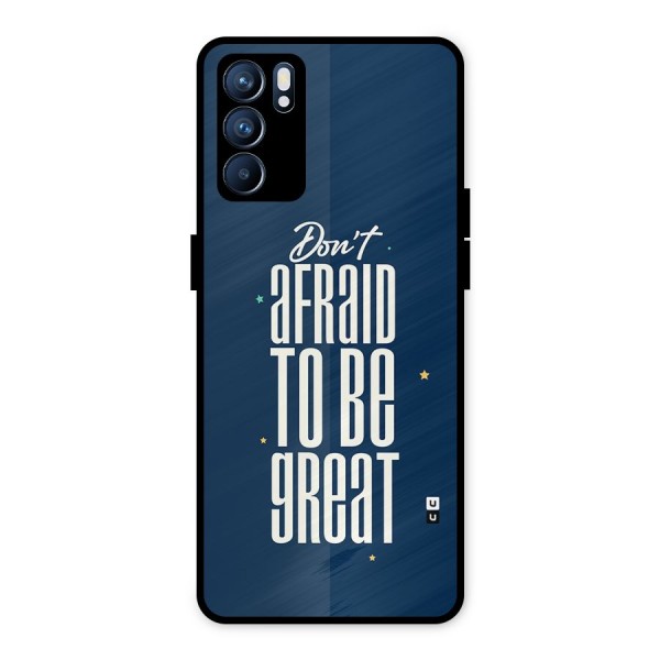 To Be Great Metal Back Case for Oppo Reno6 5G